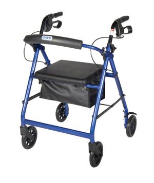 Rollator with Fold Up and Removable Back Support R726BK