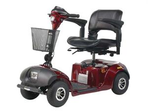 Daytona 4 GT Medium Sized 4 Wheel Scooter with Padded Seat S45001GT