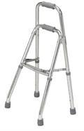 Bariatric Side Walker By Drive Medical 10242, weight capacity 500 lbs, height adjustable, folds easily with one hand, lightweight, wider base for support. 