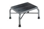 Bariatric Footstool with Handrail and Non Skid Rubber Platform