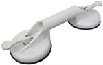 Adjustable Length Suction Cup Grab Bar By Drive Medical  13063No holes to drill. For use on a shower wall, in the bath mounted on the tub, as a temporary towel bar, or near a chair or stairwell for assistance when standing or climbing stairs. 