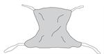 Full Body Patient Lift Sling with Commode Cutout Option