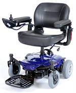 Drive's Cobalt X23 Travel Power Wheelchair is strudy and powerful. 