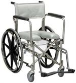 Stainless Steel Rehab Shower Chair Commode By Drive Medical