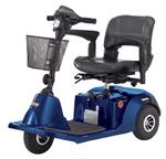 Daytona 3 wheel GT scooter with padded seat.