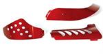 Removable red panels for compact Phoenix power scooters. 